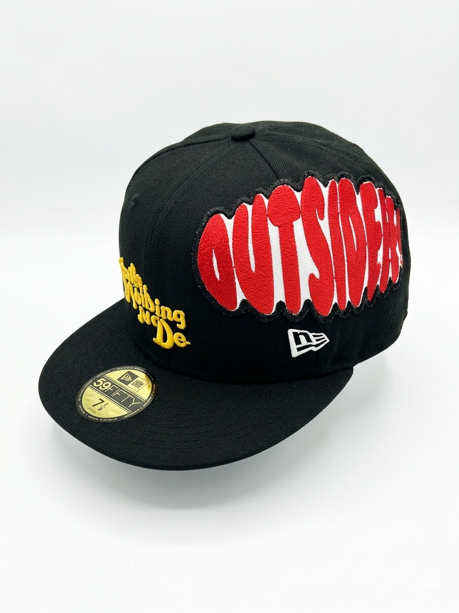 Outsidewithnthn2do SNAPBACK RED OUTSIDE PATCH